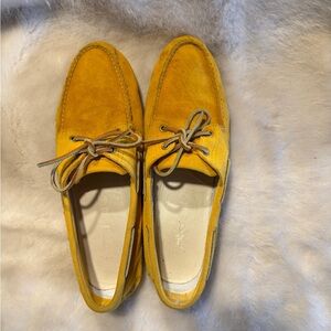 Timberland Mustard Suede Men's Boat Shoes